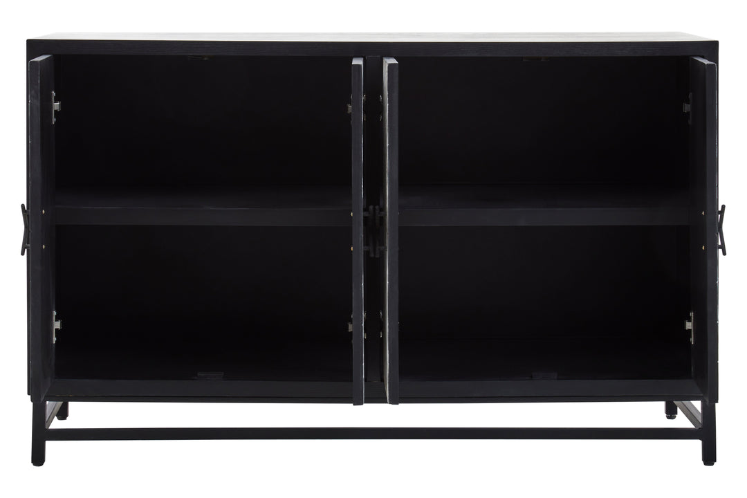 Lombok 4-Door Sideboard with Internal Shelves