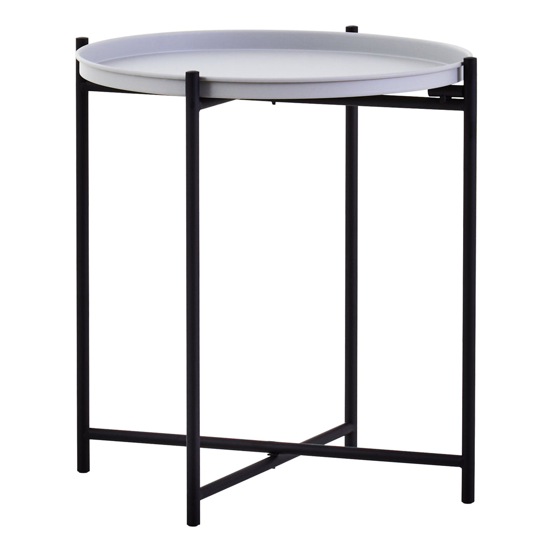 Trosa Round Side Table with Grey Top