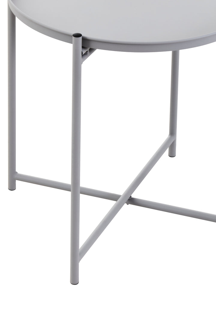 Trosa Side Table in Grey Iron Finish