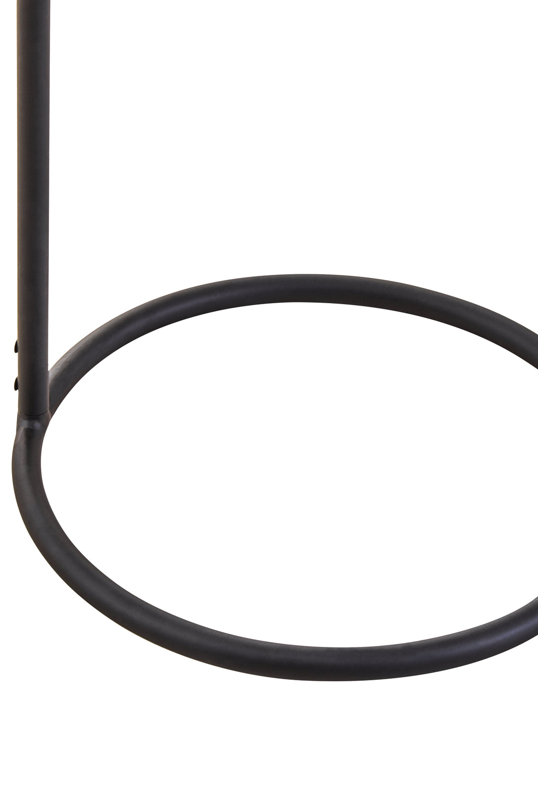 Trosa Hanging Top Side Table in Grey and Black Finish
