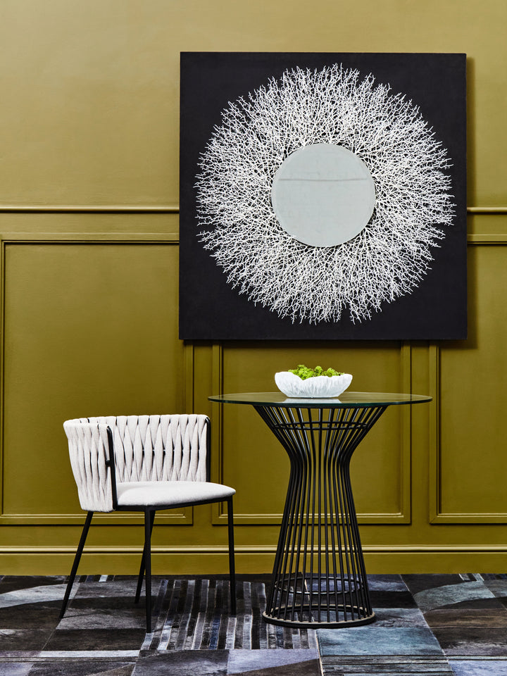 Modello Abstract Wall Art with Mirrored Panels