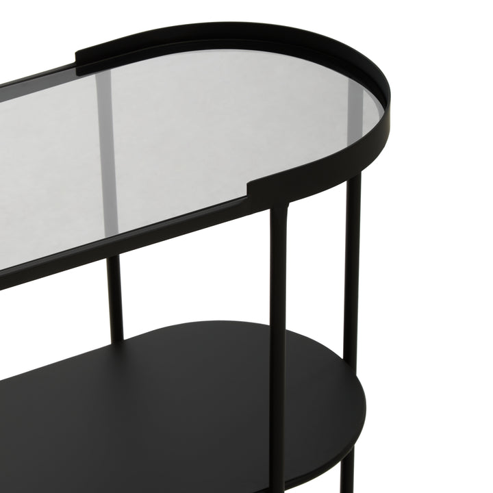 Trento Console Table with Glass Top