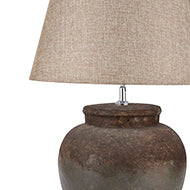 Castello Aged Stone Ceramic Accent Lamp