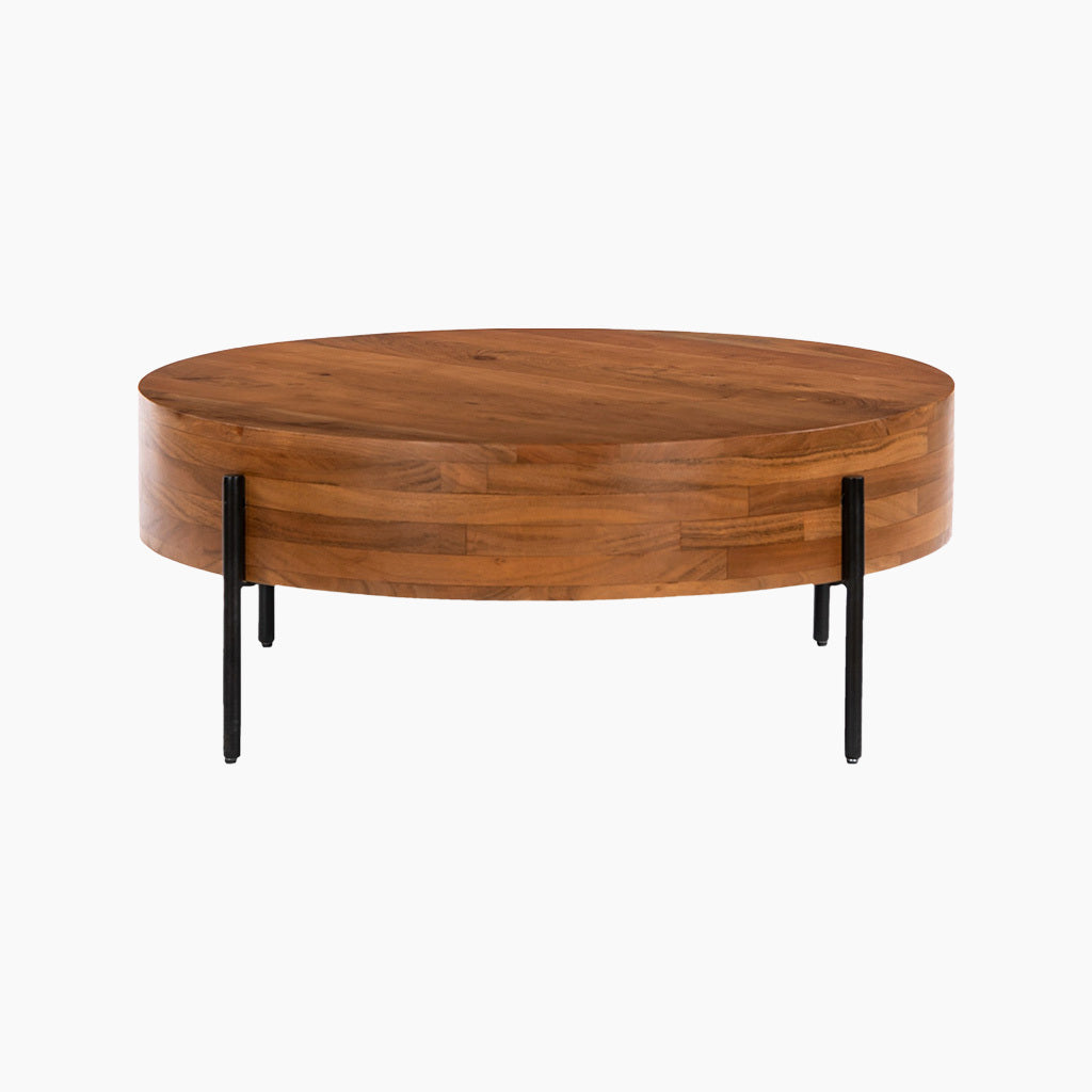 Solomon Acacia Wood Coffee Table – Natural Beauty & Timeless Strength