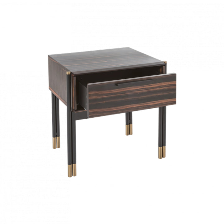 Bali Bedside Table – Contemporary Wooden Storage