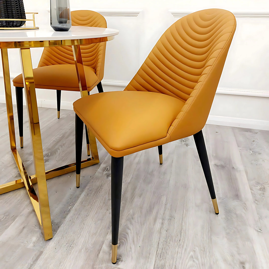 Alba Leather Dining Chair – Available in Sets of 2, 4, or 6