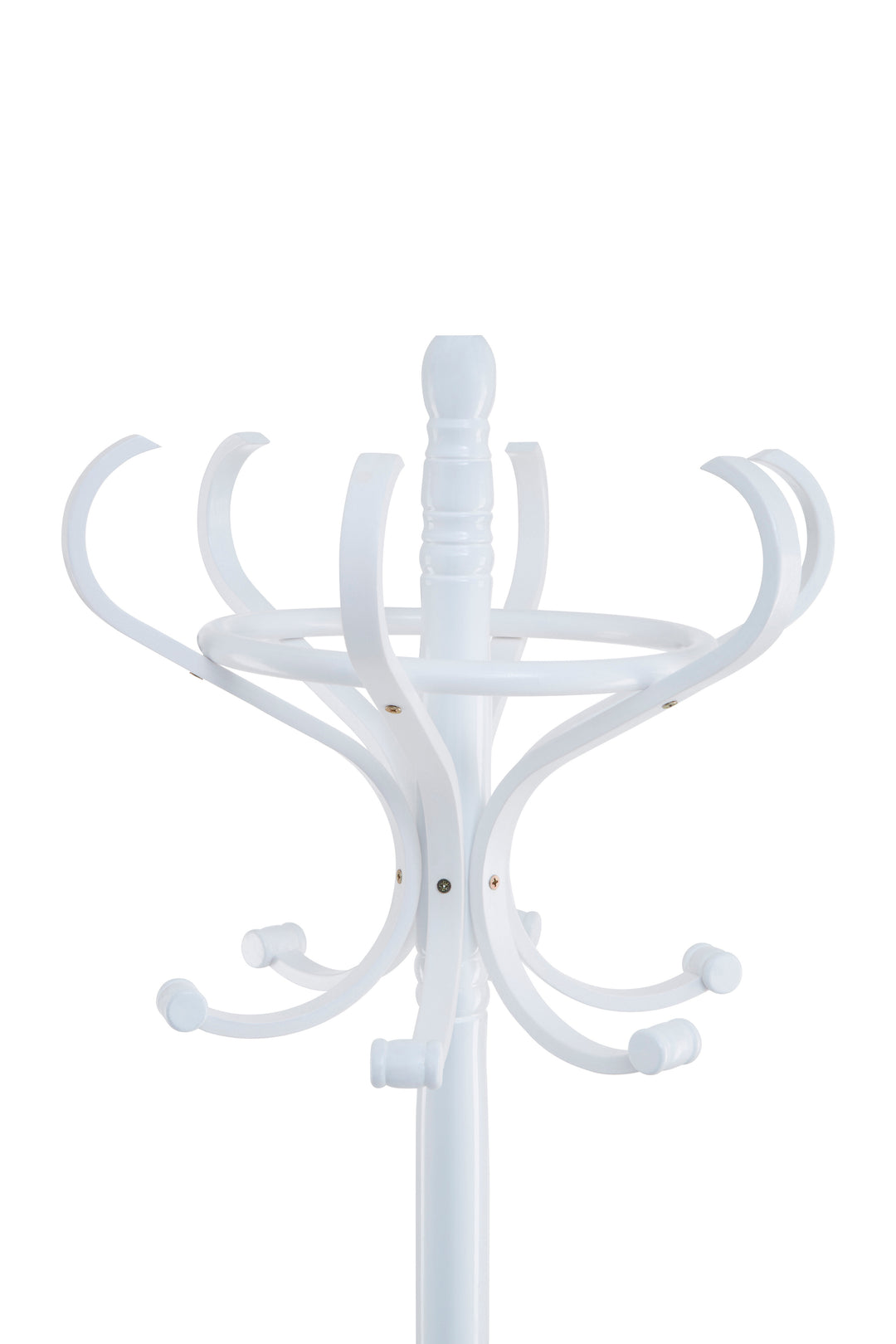 Kennedy Tall White Freestanding Coat Rack