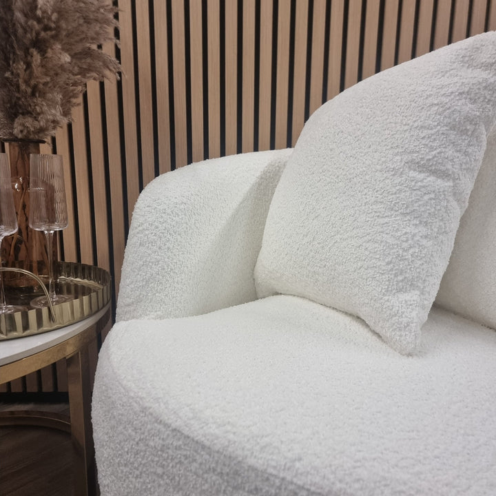 Cuddle Accent Chair – Modern Curved Design