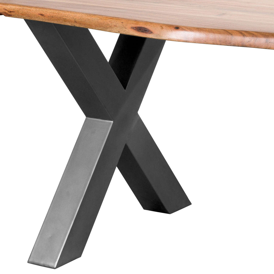 Live Edge Large Dining Table – Bold Natural Beauty with Contemporary Strength