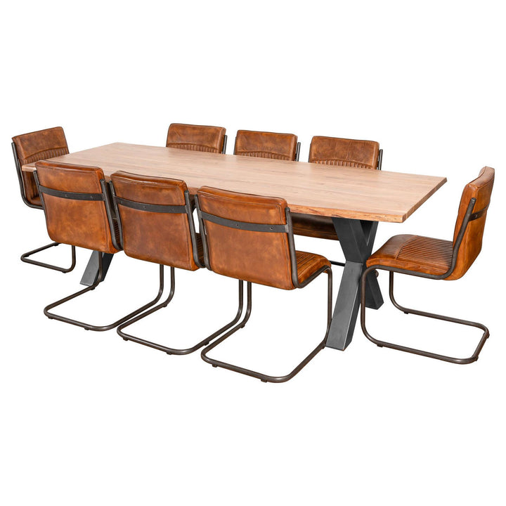 Live Edge Large Dining Table – Bold Natural Beauty with Contemporary Strength