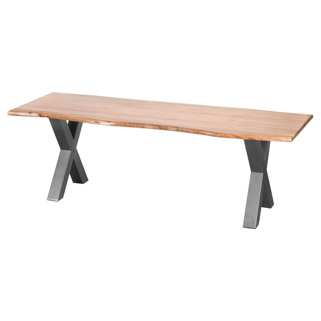 Live Edge Large Dining Table – Bold Natural Beauty with Contemporary Strength