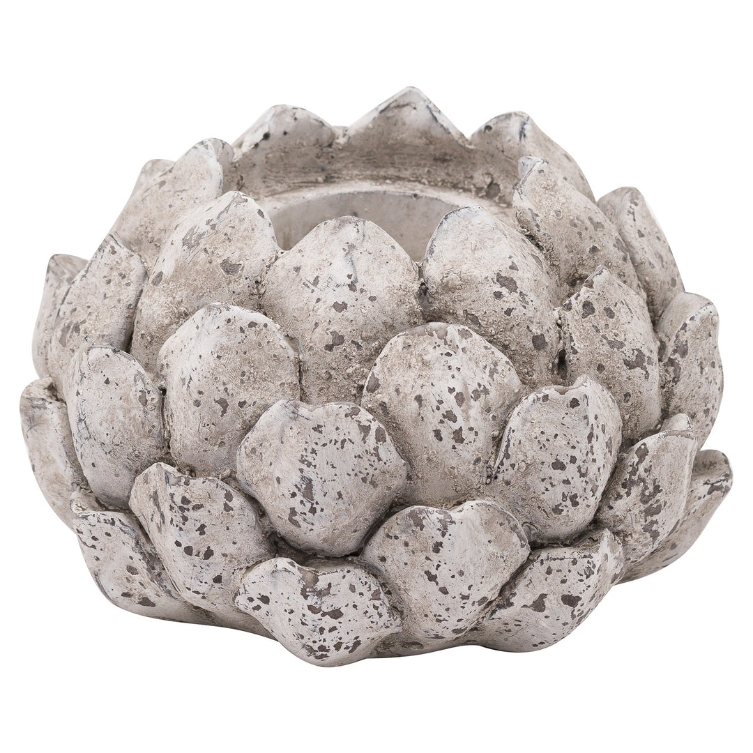 Stone Effect Acorn Tealight Holder