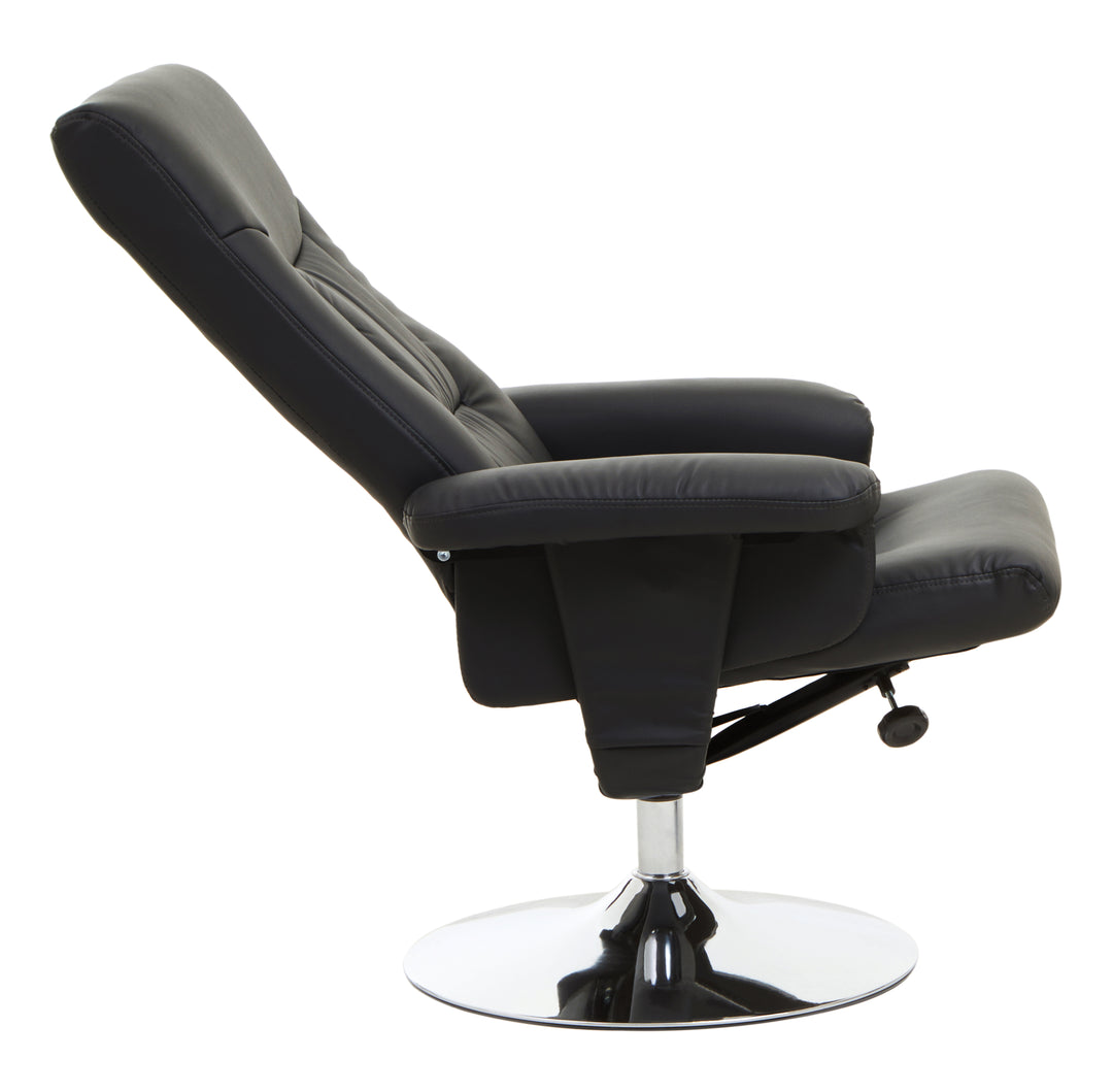 Black Leather Recliner