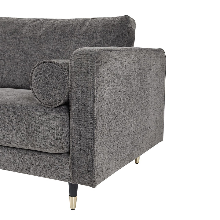 Hampton Grey Large Armchair – Classic Design with Generous Comfort