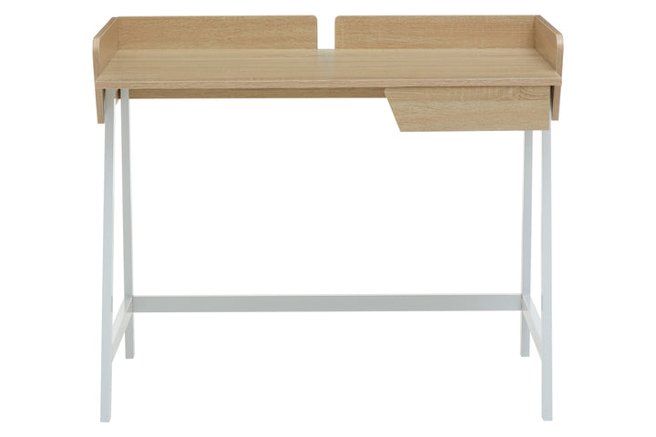 Bradbury Desk in Natural Oak with Single Drawer