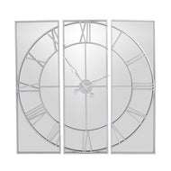 Celina Mirrored Finish Wall Clock
