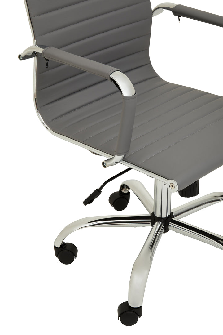 Brent Grey Low Back Mesh Office Chair
