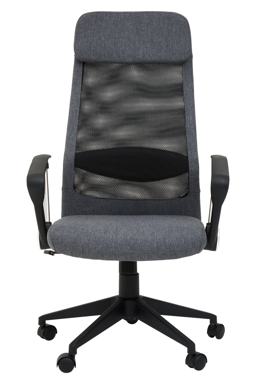 Brent Black Mesh & Grey Fabric Office Chair