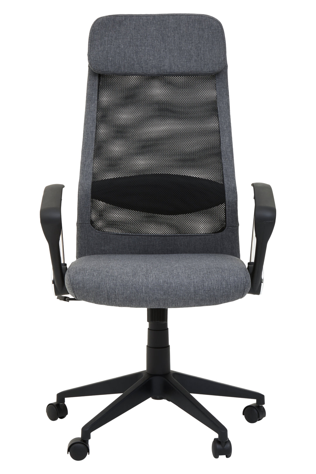 Brent Black Mesh & Grey Fabric Office Chair