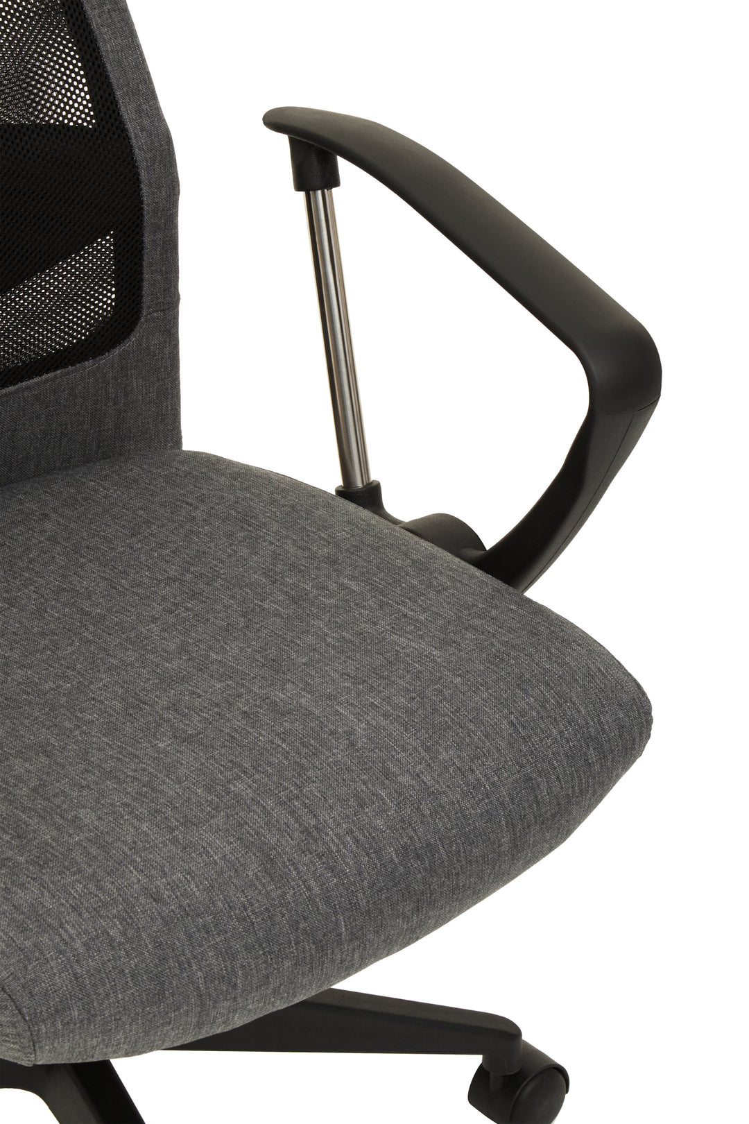 Brent Black Mesh & Grey Fabric Office Chair