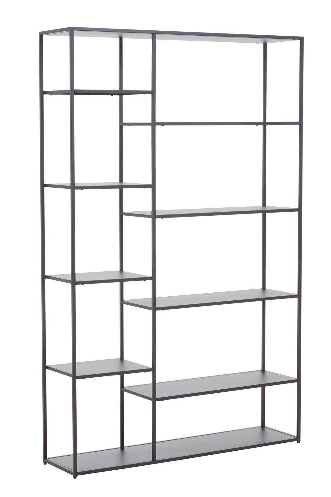 Acero Multi Shelf Unit in Grey Metal Finish