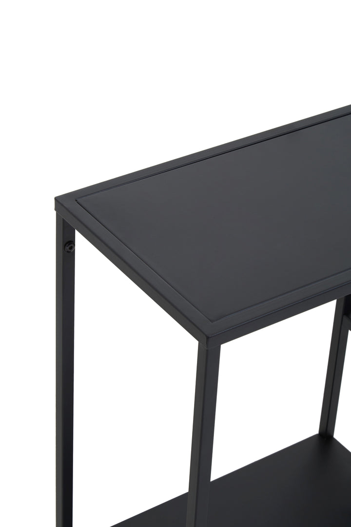 Acero Multi Shelf Unit in Black Metal Finish