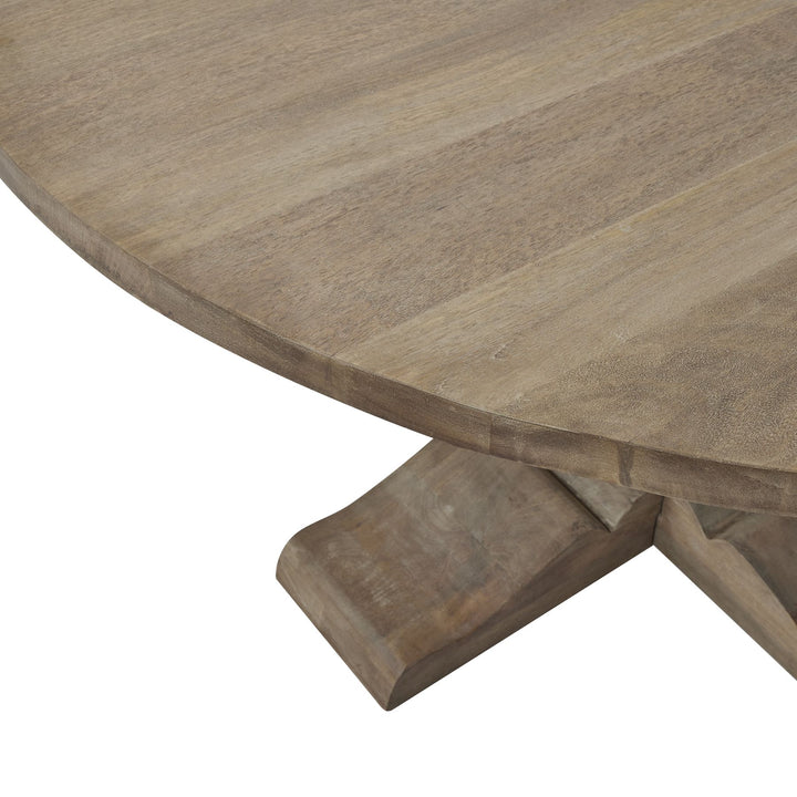 Copgrove Collection Round Pedestal Dining Table – Classic Elegance with Timeless Design