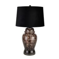 Black Dapple Acanthus Decorative Lamp