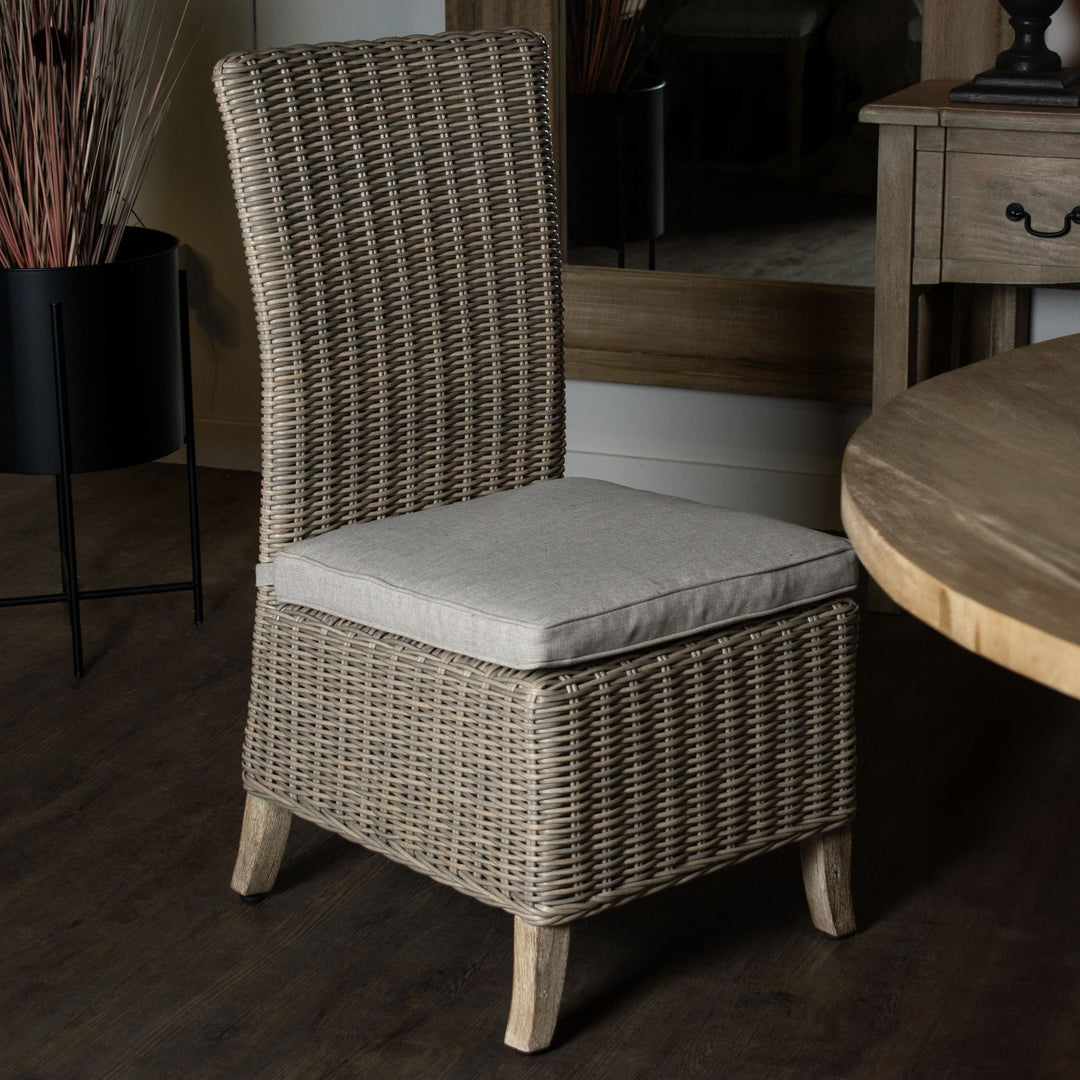 Capri Collection Outdoor Dining Chair – Contemporary Comfort for Stylish Outdoor Living
