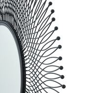Rio Black Large Wire Frame Mirror