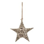 The Noel Collection Medium Wicker Star