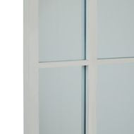 Large White Arched Window Style Mirror