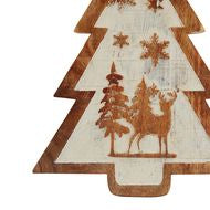 Woodland Snow Scene Tree