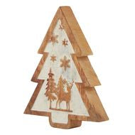 Woodland Snow Scene Tree