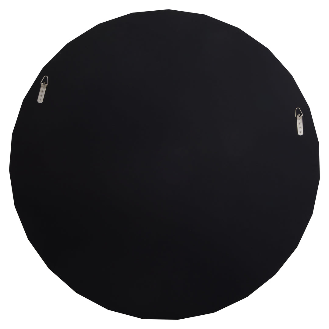 Jade Round Grey Wall Mirror