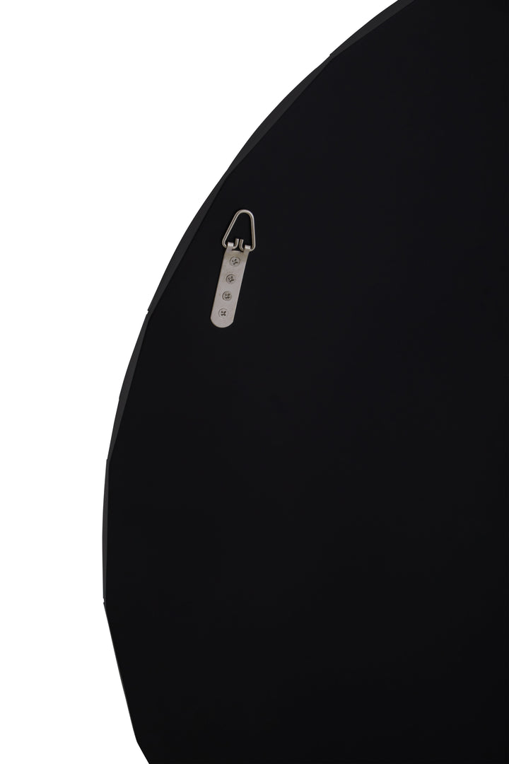 Jade Round Grey Wall Mirror