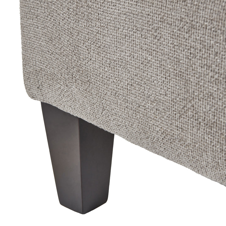 Vesper Taupe Ottoman Foot Stool – Modern Comfort & Style