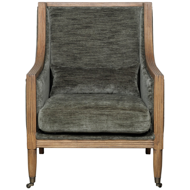 Albury Olive Armchair – Timeless Comfort in Rich Olive Upholstery