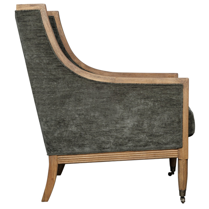 Albury Olive Armchair – Timeless Comfort in Rich Olive Upholstery