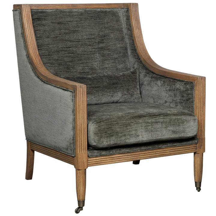 Albury Olive Armchair – Timeless Comfort in Rich Olive Upholstery