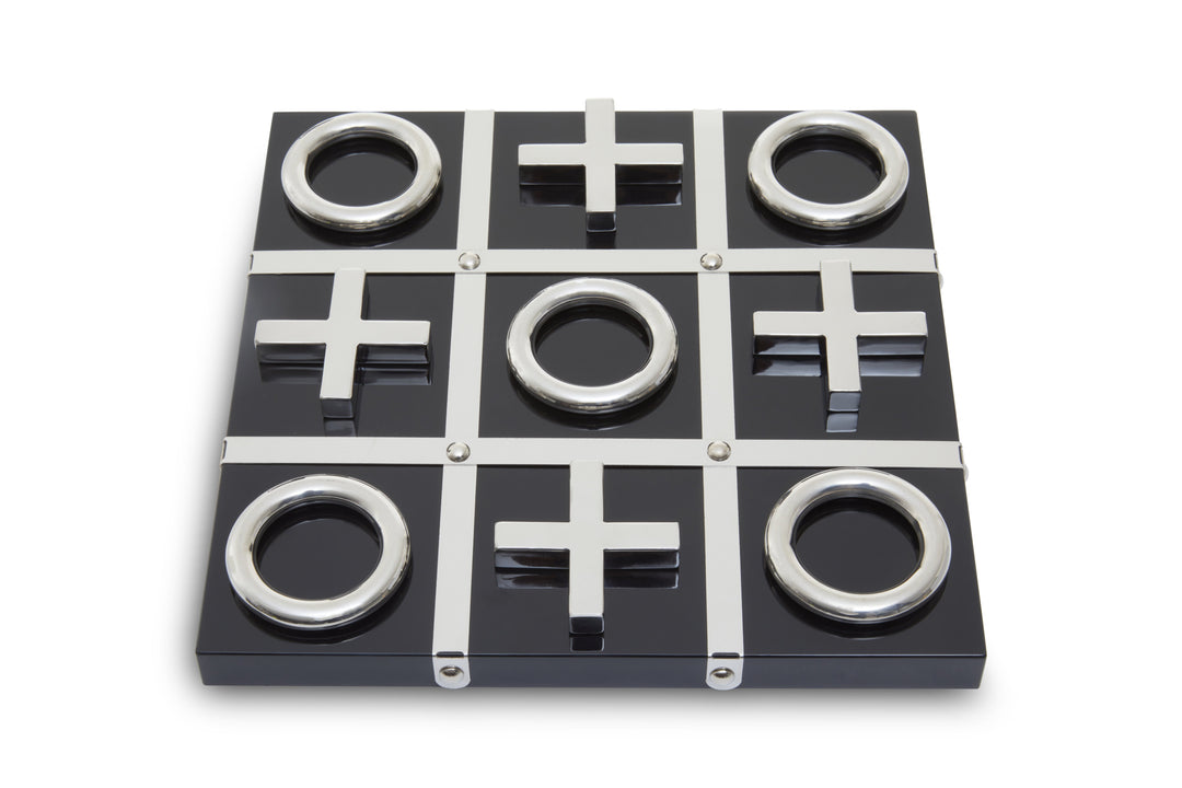 Flos Black & Silver Tic Tac Toe