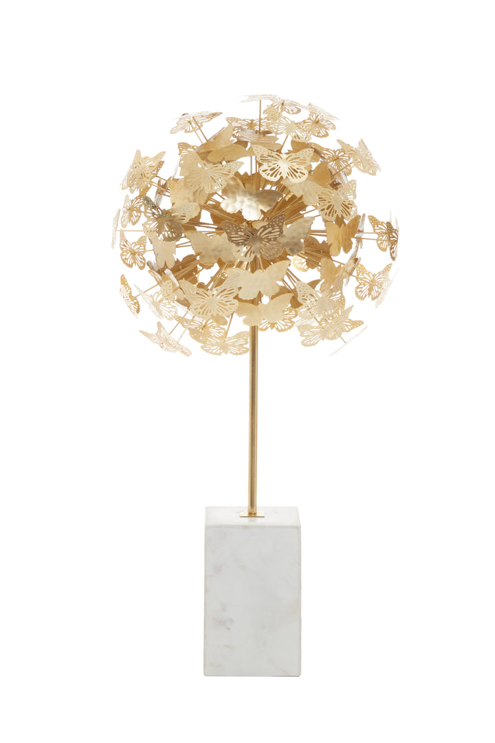 Mirano Butterfly Sculpture with Gold Finish