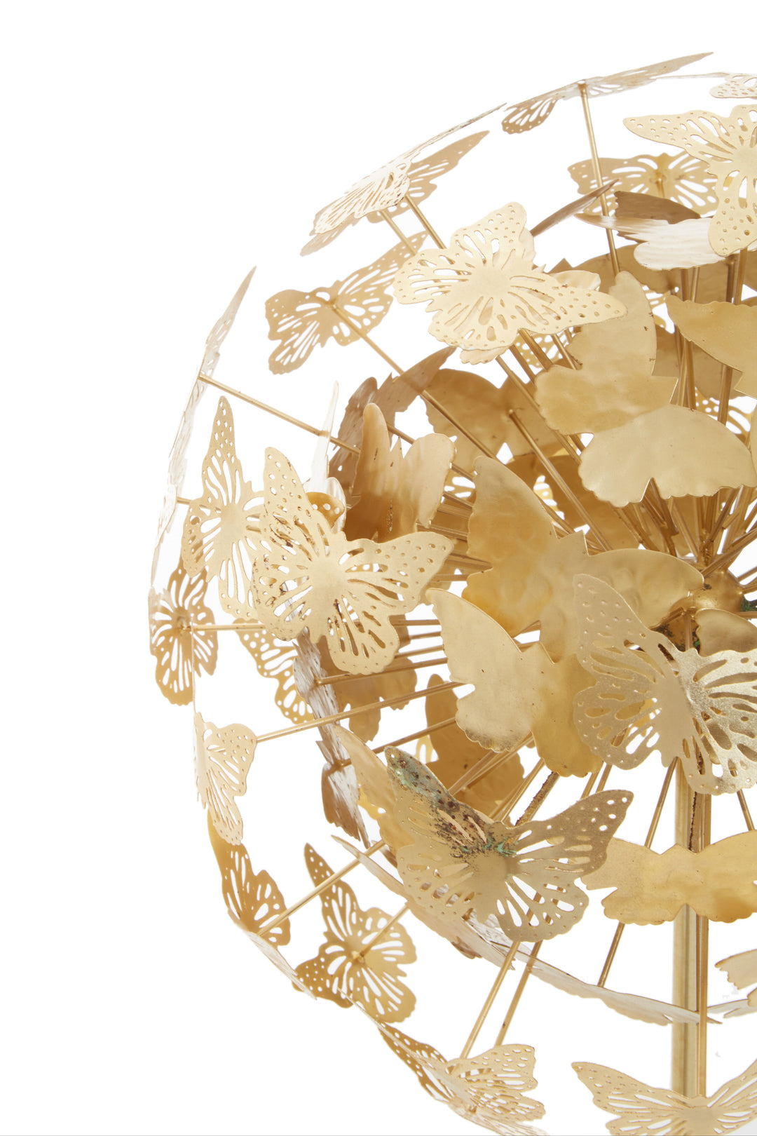 Mirano Butterfly Sculpture with Gold Finish