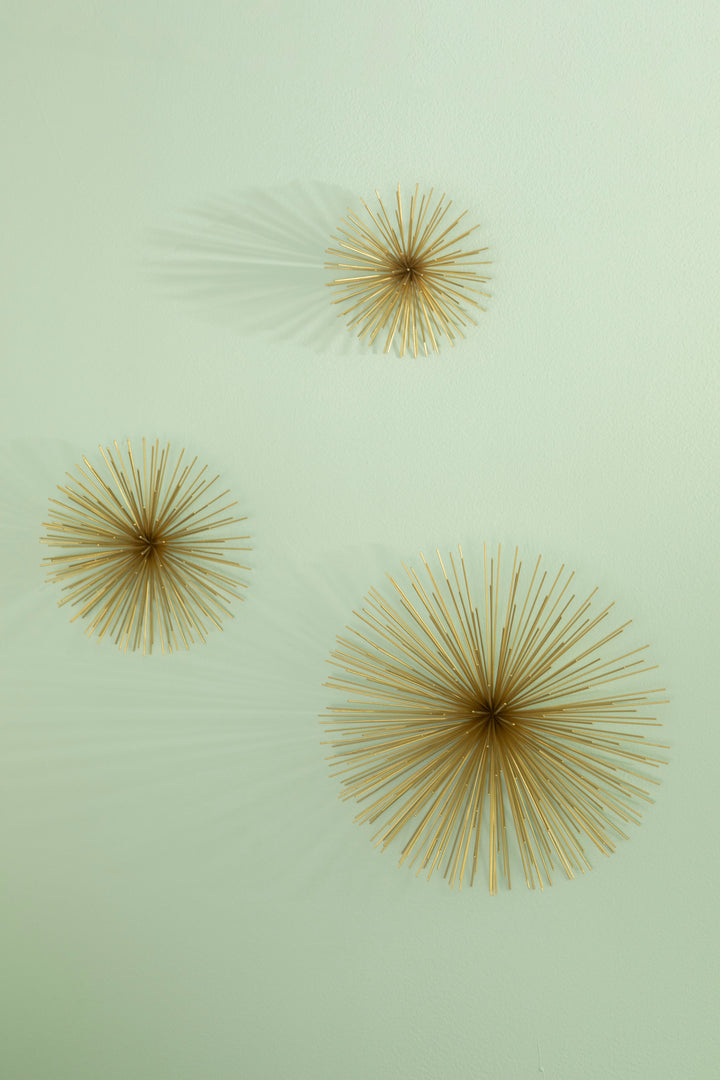 Mirano Wall Decor Set of 3 with Gold Finish
