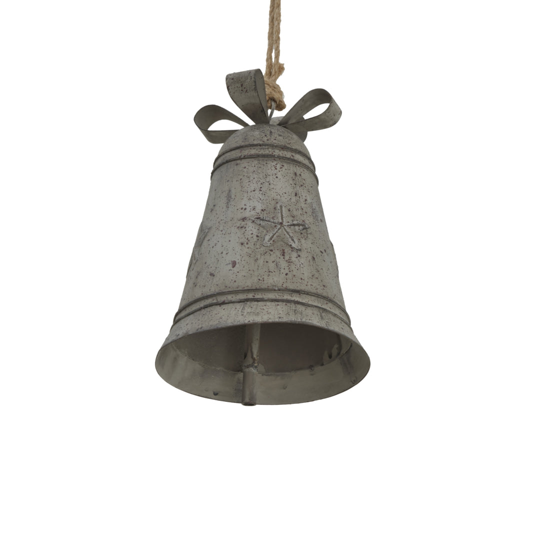 Rustic Metal Bell with Bow