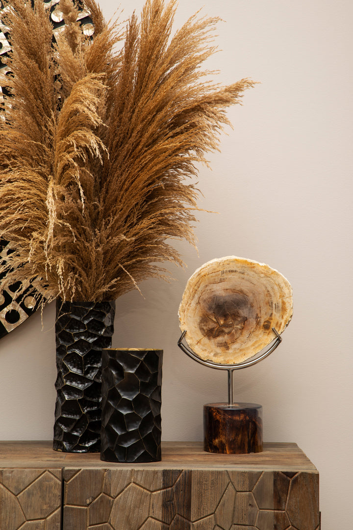 Relic Petrified Wood Accent Sculpture