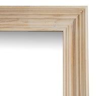 Washed Wood Wide Framed Wall Mirror