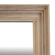 Medium Washed Wood Framed Wall Mirror