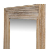 Medium Washed Wood Framed Wall Mirror