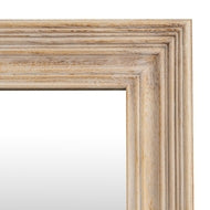 Washed Wood Classic Framed Wall Mirror